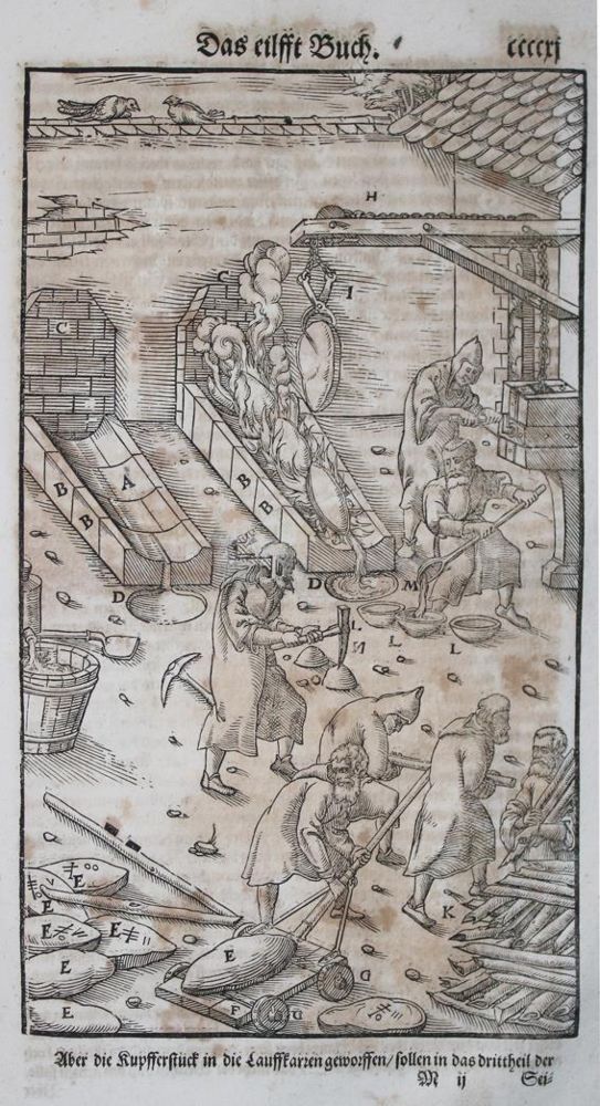 Große Abbildung Nr.1: 142-2082 (Agricola,G.: (Verschiedene Gebiete - Varia, Bergbau)