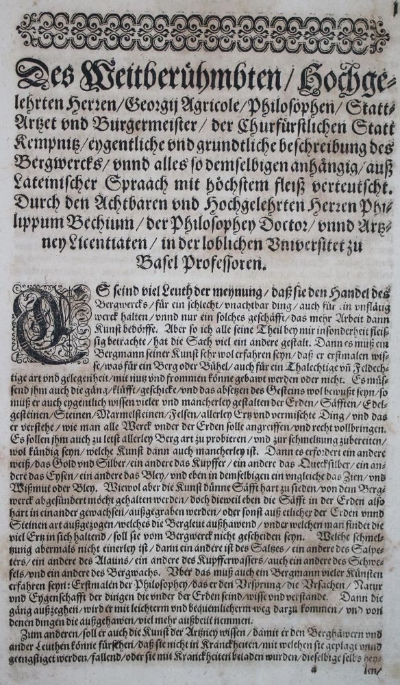 Große Abbildung Nr.5: 142-2082 (Agricola,G.: (Verschiedene Gebiete - Varia, Bergbau)