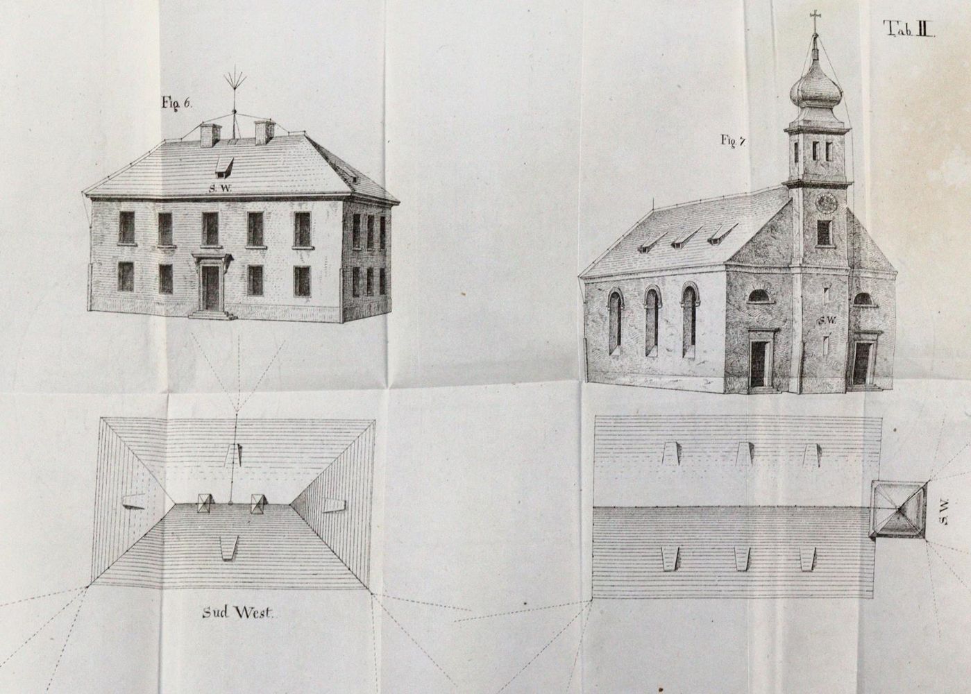 Große Abbildung Nr.1: 142-2085 (Imhof,von).: (Verschiedene Gebiete - Varia, Blitzableiter.)