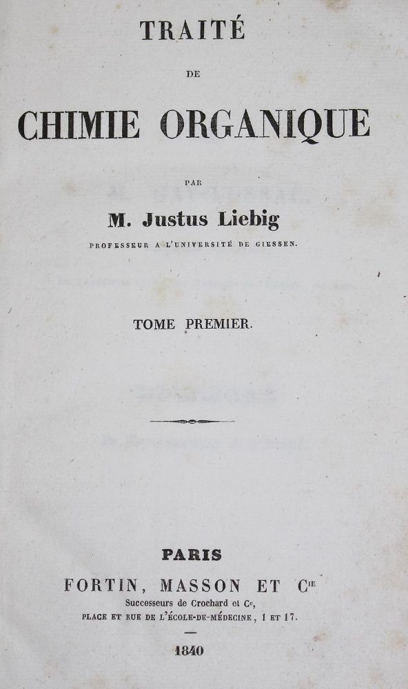 Große Abbildung Nr.1: 142-2091 Liebig,J.v.: (Verschiedene Gebiete - Varia, Chemie)