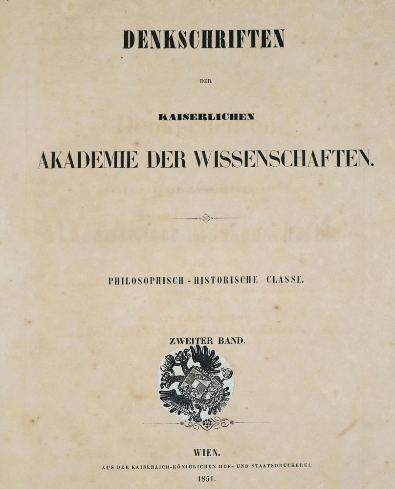 Große Abbildung Nr.1: 142-2094 Denkschrift: (Verschiedene Gebiete - Varia)