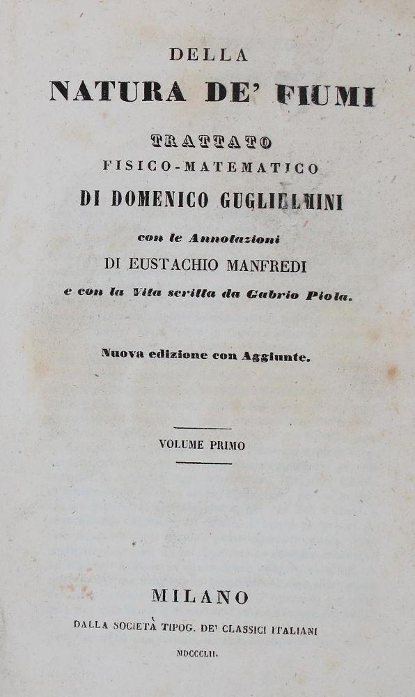 Große Abbildung Nr.1: 142-2107 Guglielmini,D.: (Verschiedene Gebiete - Varia)