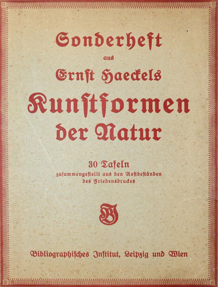 Große Abbildung Nr.1: 142-2108 Haeckel,E.: (Verschiedene Gebiete - Varia)