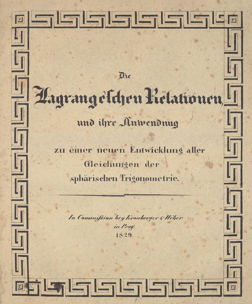 Große Abbildung Nr.1: 142-2137 Moth,F.: (Verschiedene Gebiete - Varia, Mathematik)