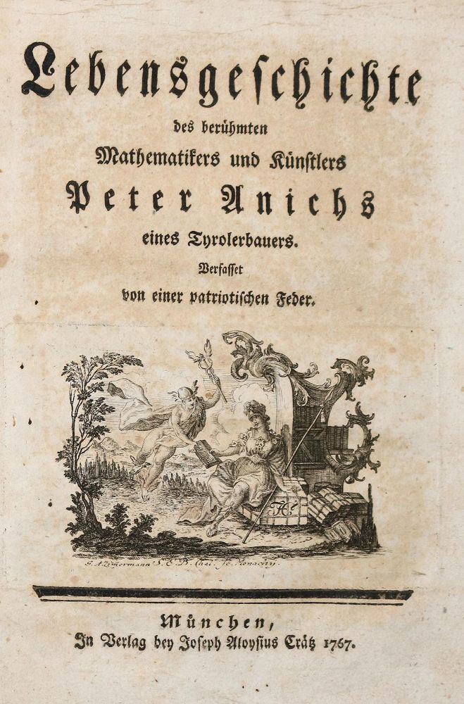 Große Abbildung Nr.1: 142-2141 (Sterzinger v. Siegmundsried,J.).: (Verschiedene Gebiete - Varia, Mathematik)