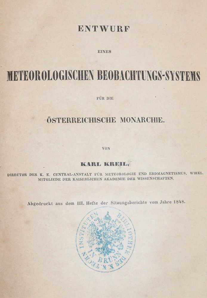 Große Abbildung Nr.1: 142-2148 Sammlung: (Verschiedene Gebiete - Varia, Meteorologie)
