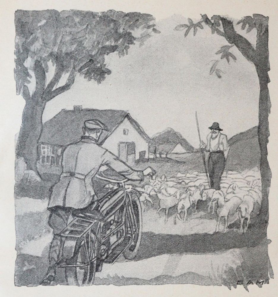 Große Abbildung Nr.2: 142-2153 Büttner,A.: (Verschiedene Gebiete - Varia, Motorrad, Hohlwein)