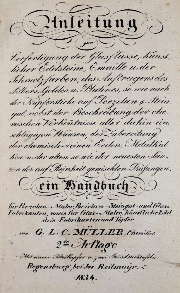 Große Abbildung Nr.1: 142-2154 Müller,G.L.C.: (Verschiedene Gebiete - Varia)