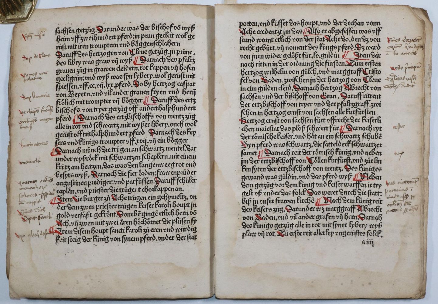 Große Abbildung Nr.23: 142-216 (Maximilian I.: (Inkunabeln, Königskrönung)