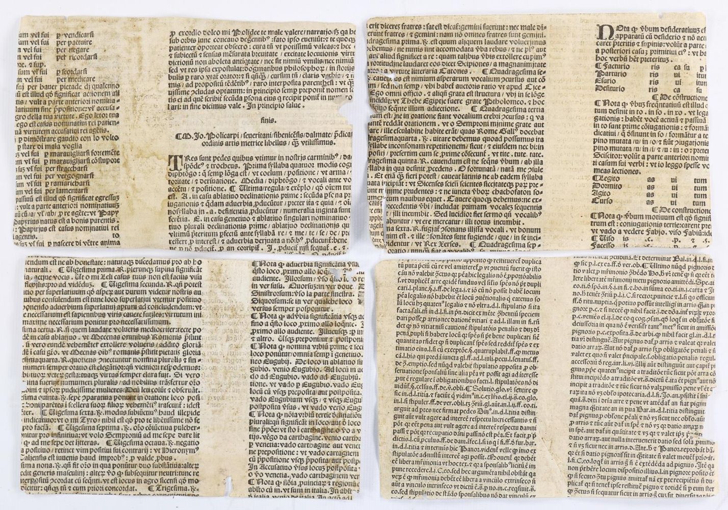 Große Abbildung Nr.1: 142-218 Sammlung: (Inkunabeln)
