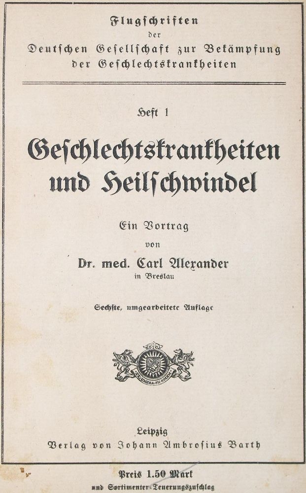 Große Abbildung Nr.1: 142-2187 Flugschriften: (Verschiedene Gebiete - Varia, Sexualwissenschaft)
