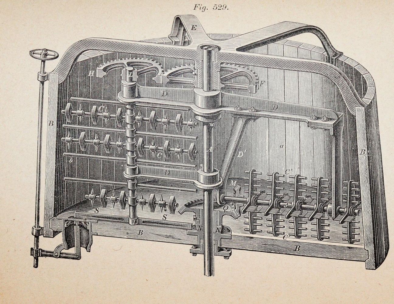 Große Abbildung Nr.4: 142-2192 Karmarsch,K. u. Heeren.: (Verschiedene Gebiete - Varia, Technik und Handwerk)