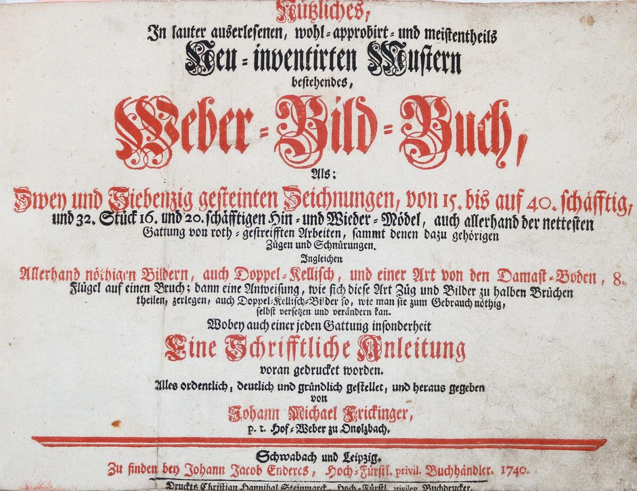 Große Abbildung Nr.1: 142-2206 Frickinger,J.M.: (Verschiedene Gebiete - Varia)