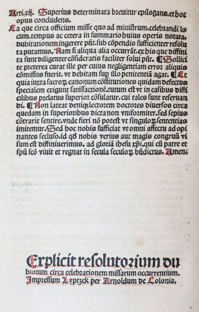 Große Abbildung Nr.21: 142-221 Johannes a Lapide (Johann Heynlin).: (Alte Drucke, Handschriften und Theologie)