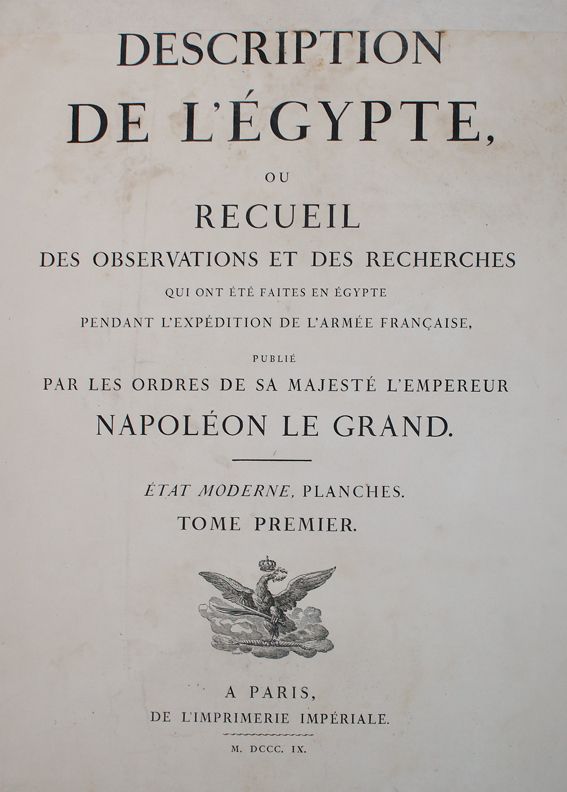 Große Abbildung Nr.1: 142-2211 Description de l'Égypte,: (Afrika, Ägypten)