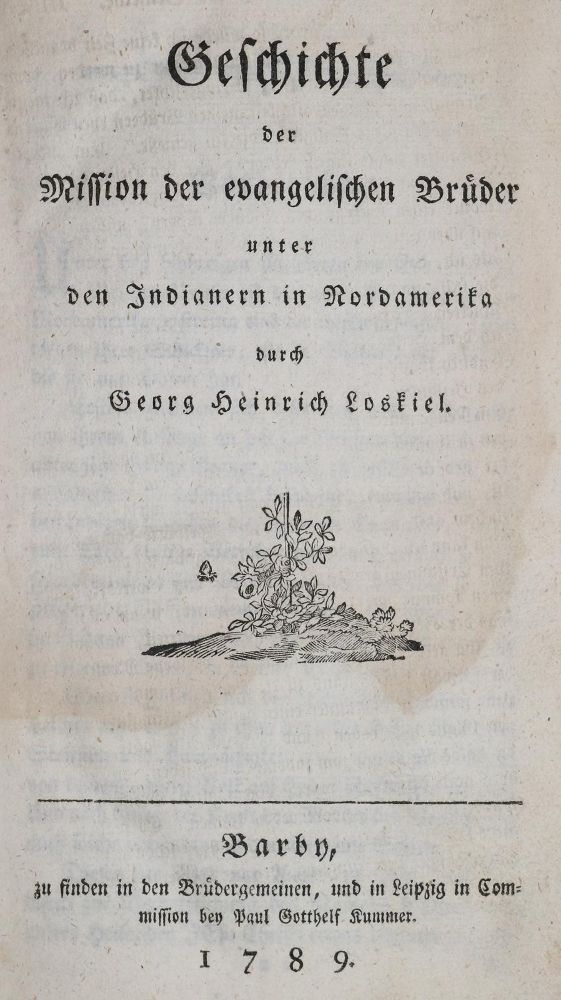 Große Abbildung Nr.1: 142-2221 Loskiel,G.H.: (Amerika)