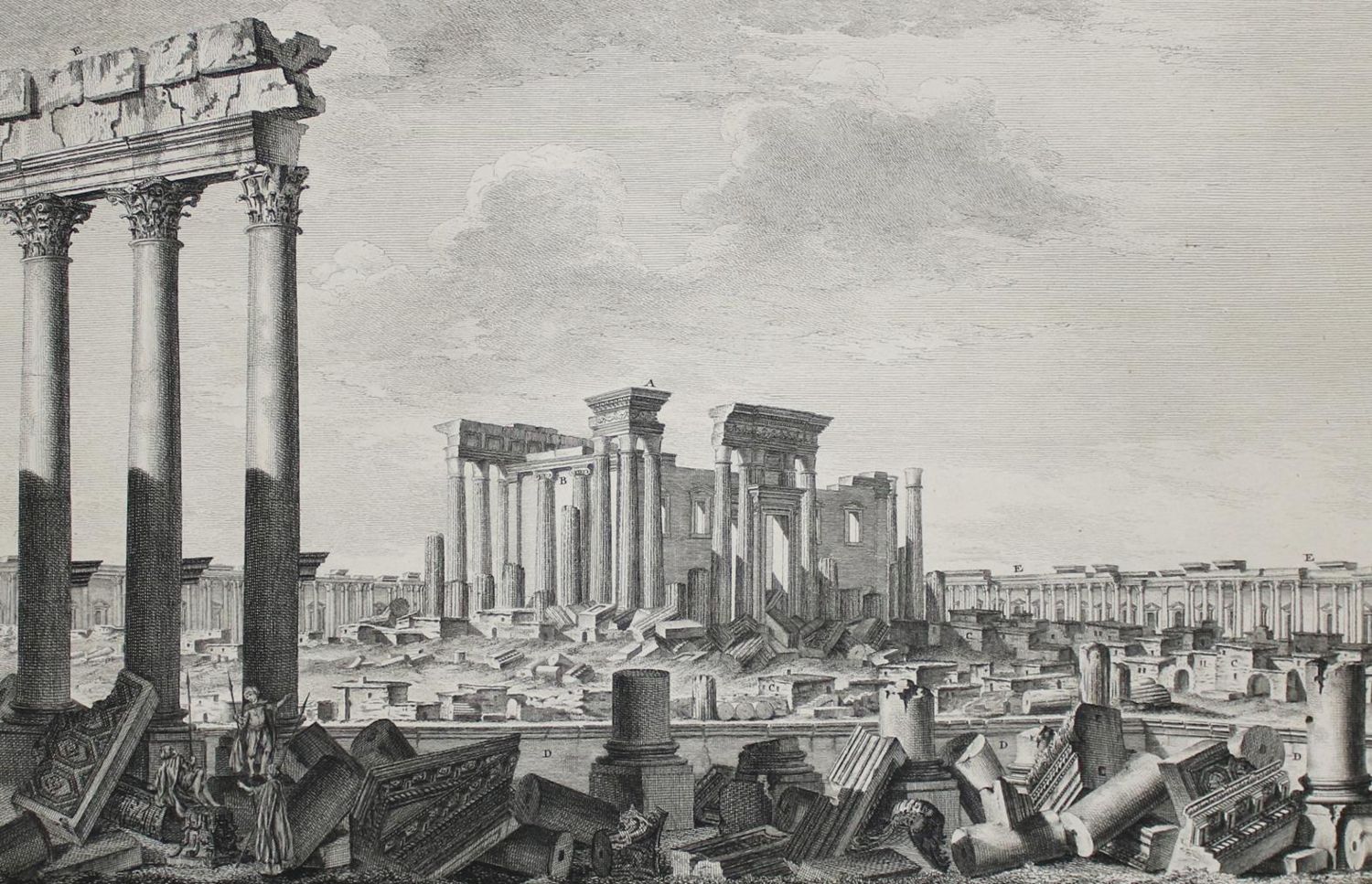 Große Abbildung Nr.3: 142-2246 (Wood,R.).: (Asien, Palmyra)