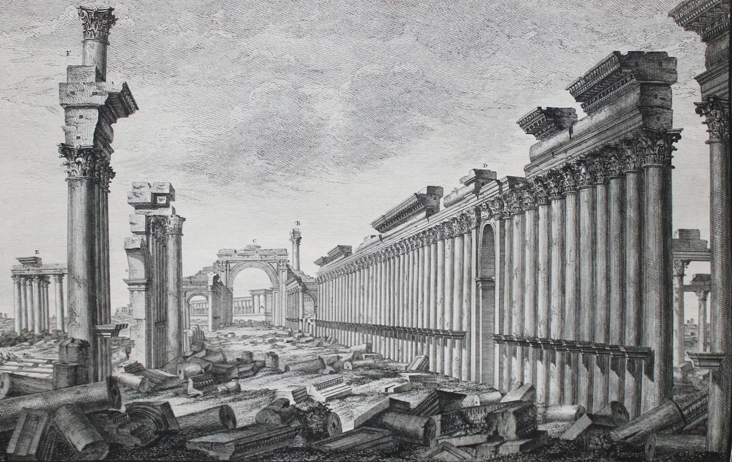 Große Abbildung Nr.6: 142-2246 (Wood,R.).: (Asien, Palmyra)