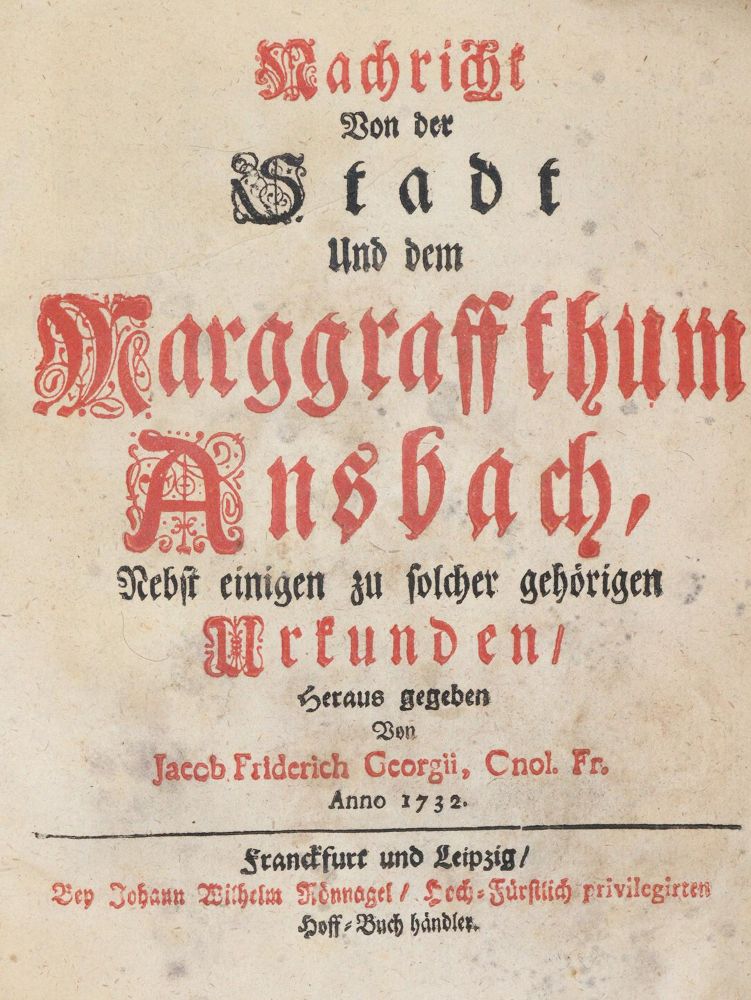 Große Abbildung Nr.1: 142-2259 Georgi,J.F.: (Deutschland, Ansbach)