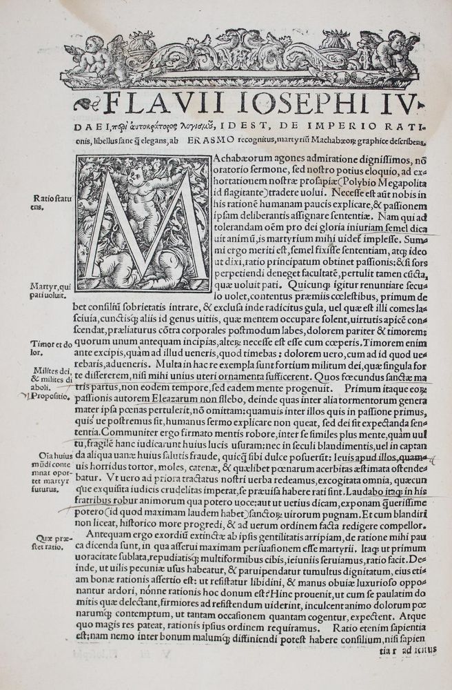 Große Abbildung Nr.2: 142-226 Josephus,F.: (Alte Drucke, Handschriften und Theologie)