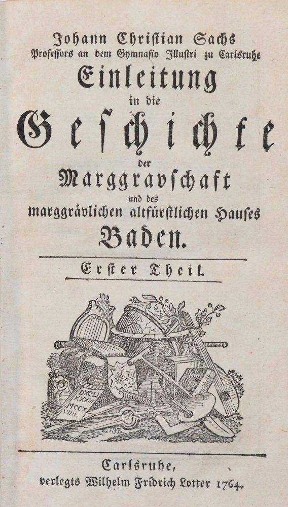 Große Abbildung Nr.1: 142-2267 Sachs,J.C.: (Deutschland, Baden-Württemberg)