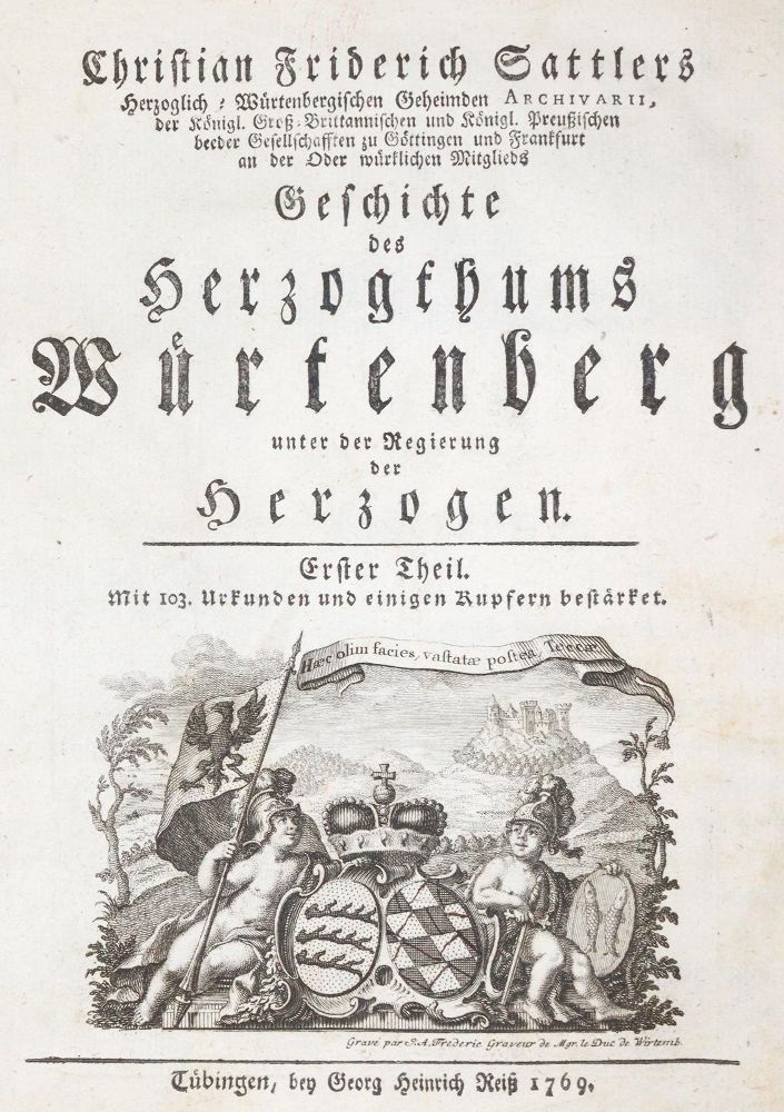 Große Abbildung Nr.1: 142-2268 Sattler,C.F.: (Deutschland, Baden-Württemberg)