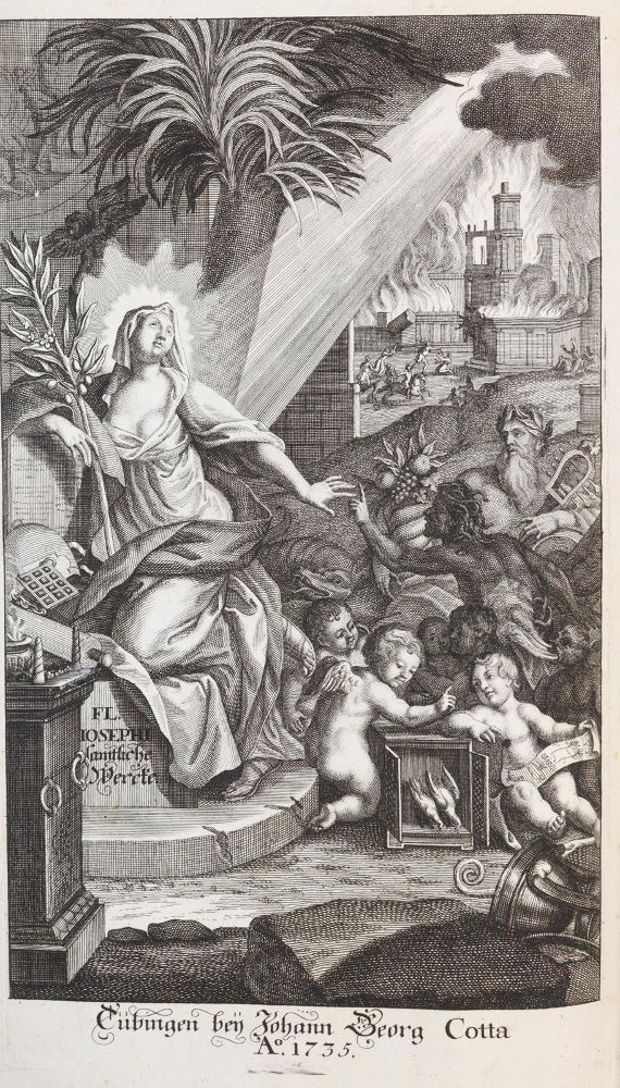 Große Abbildung Nr.1: 142-228 Josephus,F.: (Alte Drucke, Handschriften und Theologie)