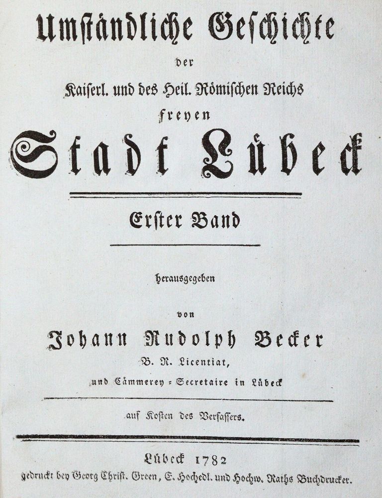 Große Abbildung Nr.2: 142-2313 Becker,J.R.: (Deutschland, Lübeck)