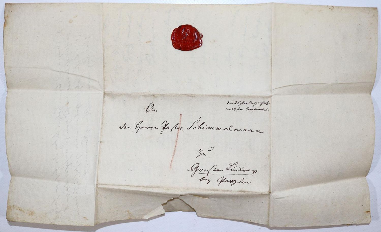 Große Abbildung Nr.5: 142-2320 Briefwechsel,: (Deutschland, Mecklenburg, Groß Luckow)