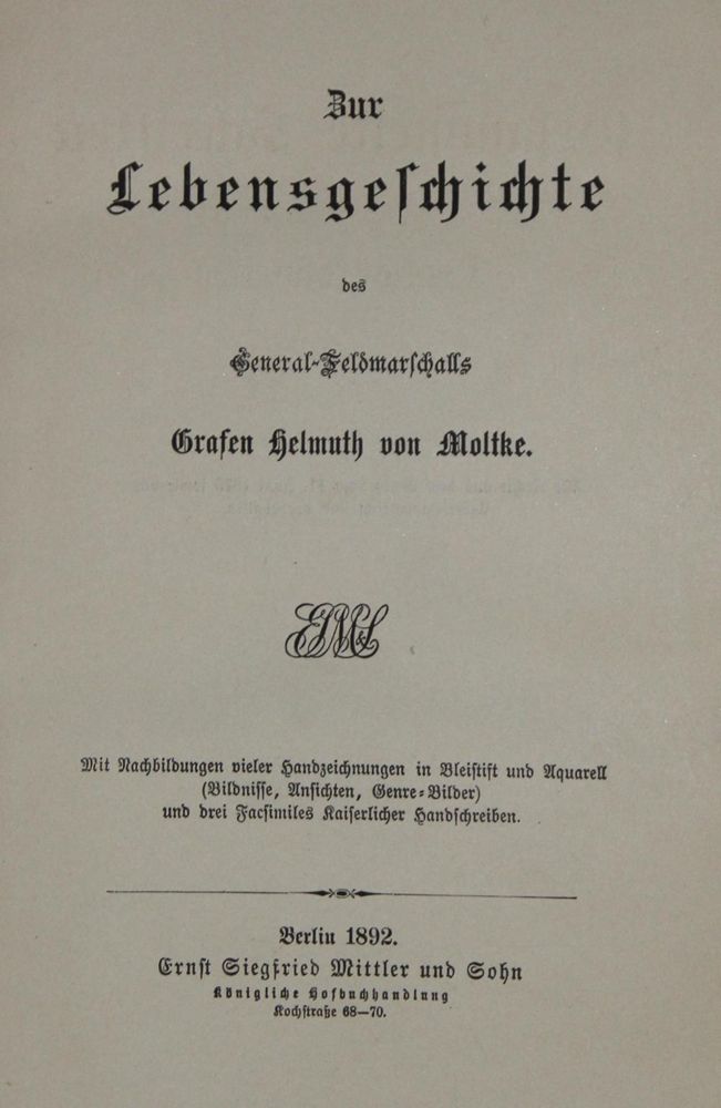 Große Abbildung Nr.1: 142-2321 Moltke,H.v.: (Deutschland)