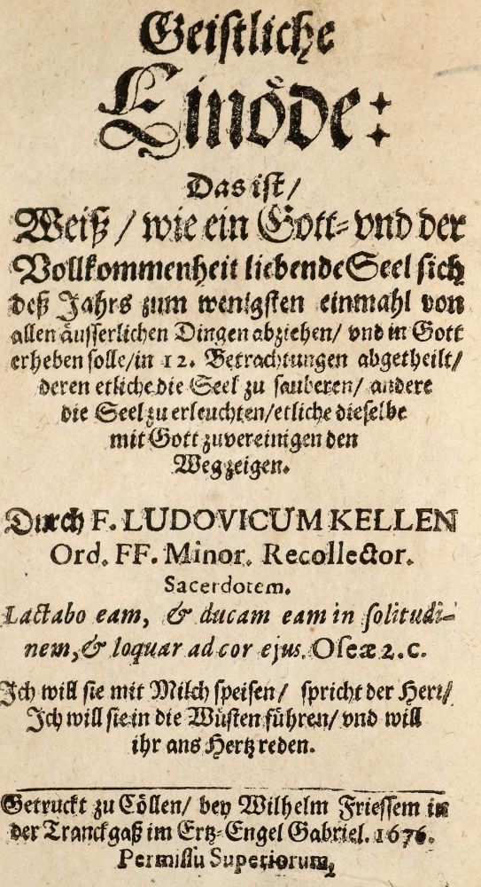 Große Abbildung Nr.1: 142-233 Kellen,L.: (Alte Drucke, Handschriften und Theologie)