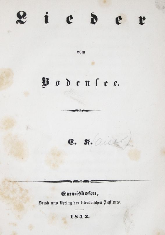 Große Abbildung Nr.1: 142-2339 K(aiser),C.: (Deutschland, Revolution 1848/49 - Vormärz - Politik)