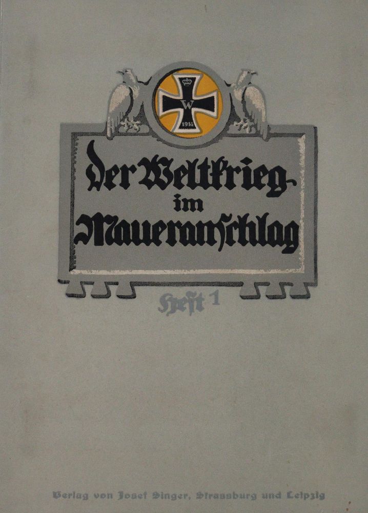 Große Abbildung Nr.1: 142-2361 Weltkrieg im Maueranschlag, Der.: (Deutschland)