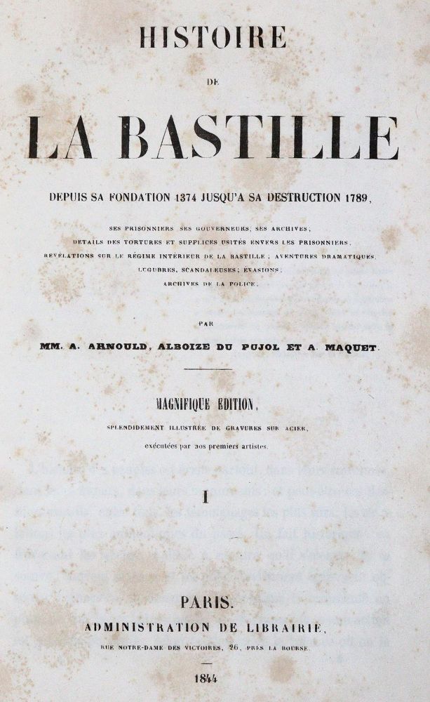 Große Abbildung Nr.1: 142-2373 Arnould,A.J.F. u.a.: (Frankreich, Bastille)