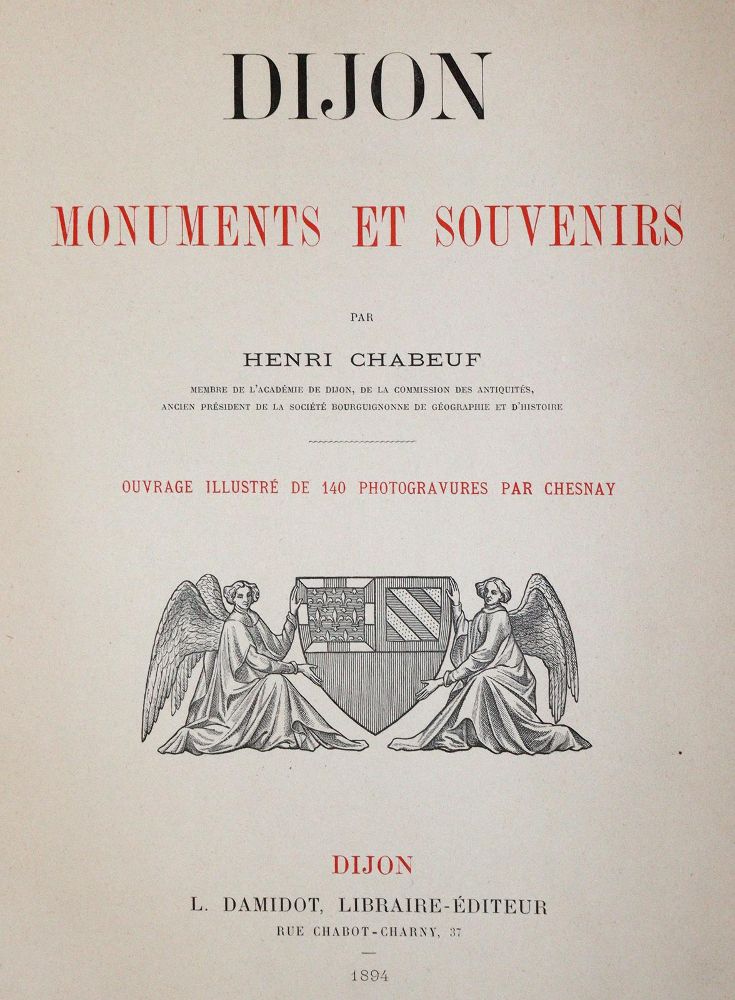 Große Abbildung Nr.1: 142-2377 Chabeuf,H.: (Frankreich, Dijon)