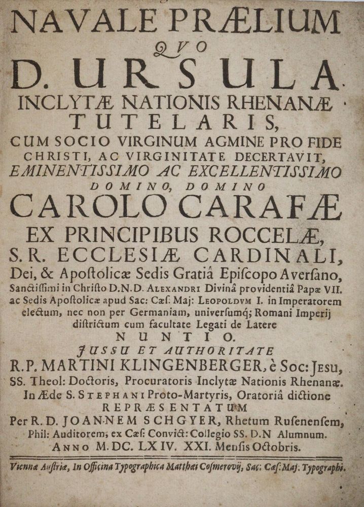 Große Abbildung Nr.1: 142-238 Klingenberger,M.: (Alte Drucke, Handschriften und Theologie)