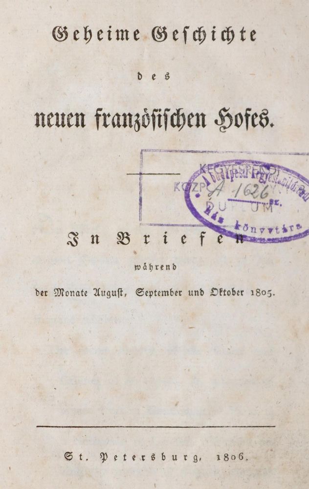 Große Abbildung Nr.1: 142-2384 (Goldsmith,L.).: (Frankreich)