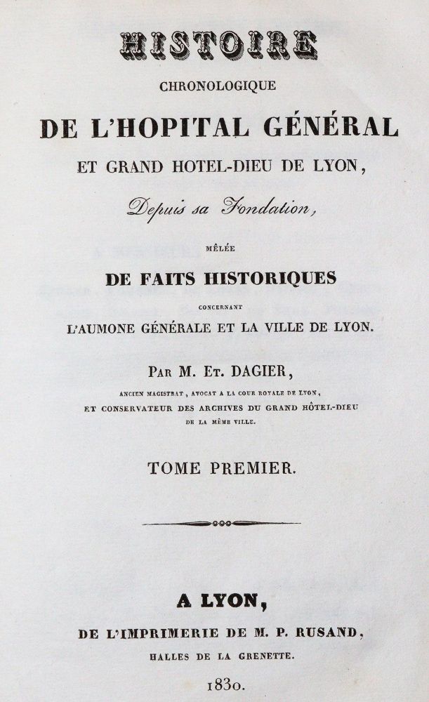 Große Abbildung Nr.1: 142-2392 Dagier,E.: (Frankreich, Lyon)