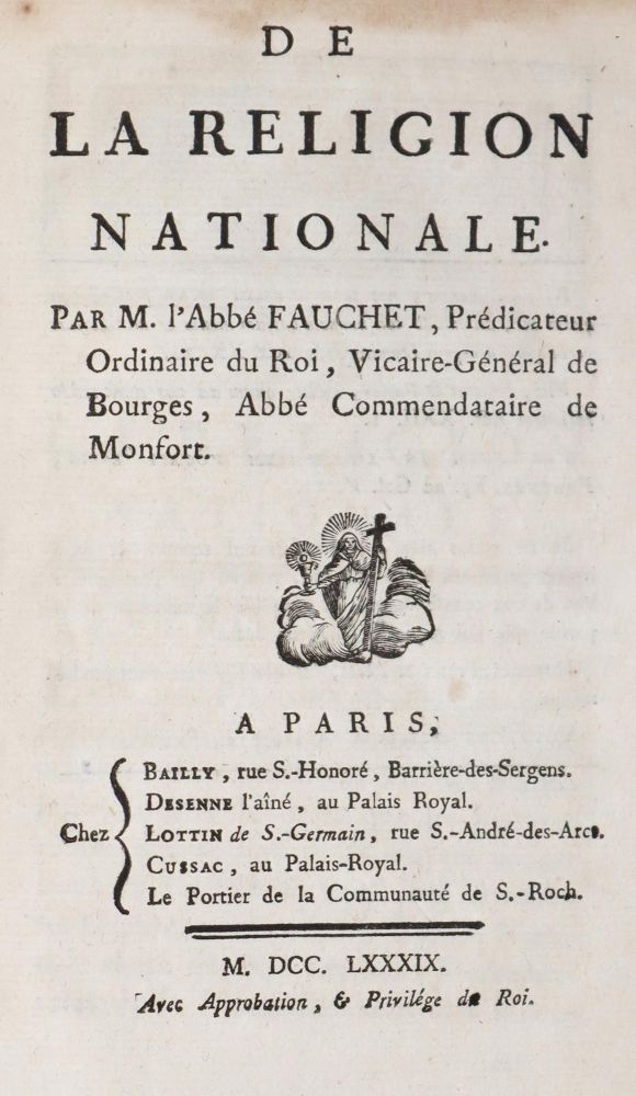 Große Abbildung Nr.1: 142-2403 Fauchet,(C.).: (Frankreich, Revolution)