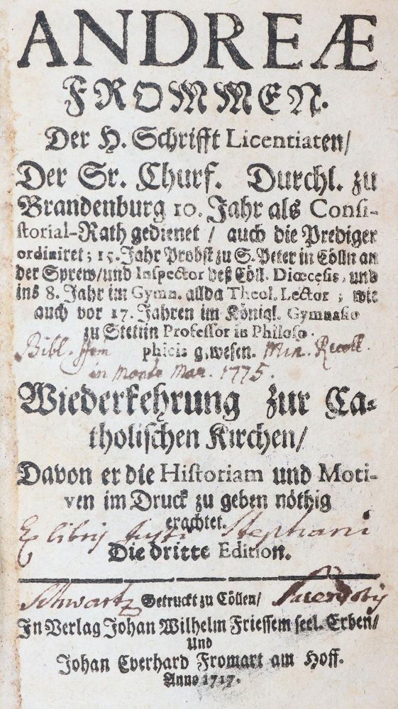 Große Abbildung Nr.1: 142-242 Konvolut: (Alte Drucke, Handschriften und Theologie)