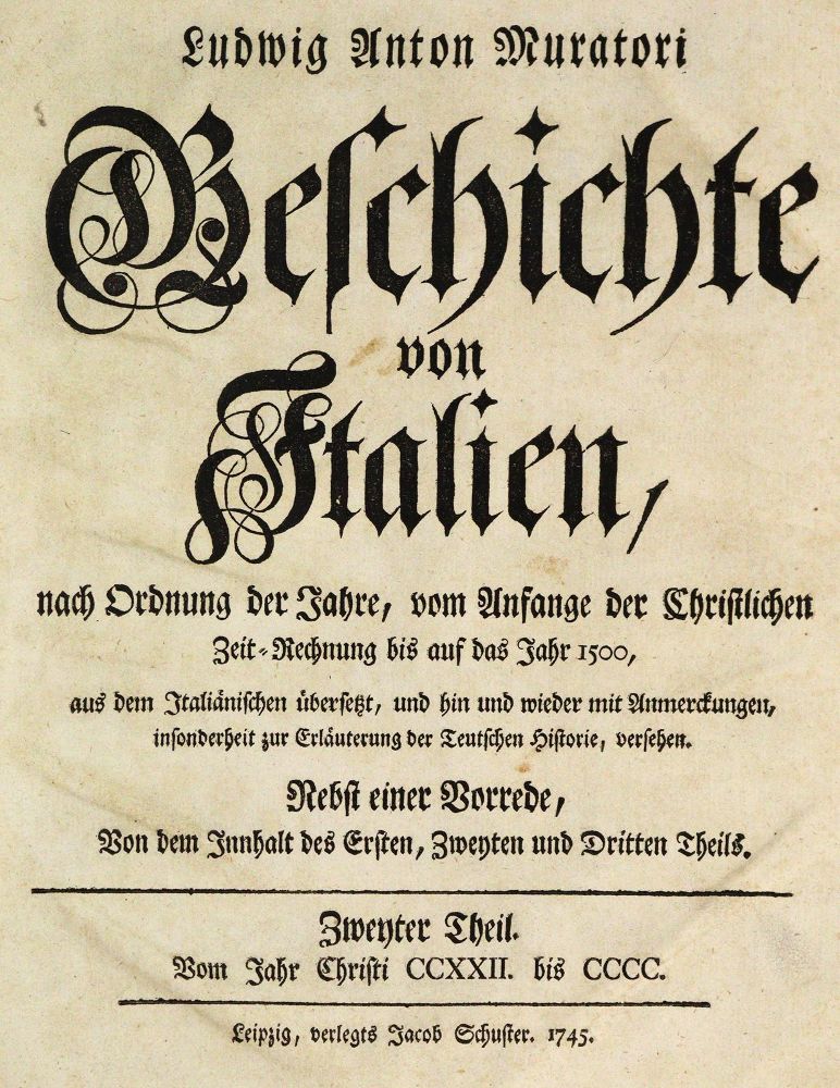 Große Abbildung Nr.1: 142-2423 Muratori,L.A.: (Italien)