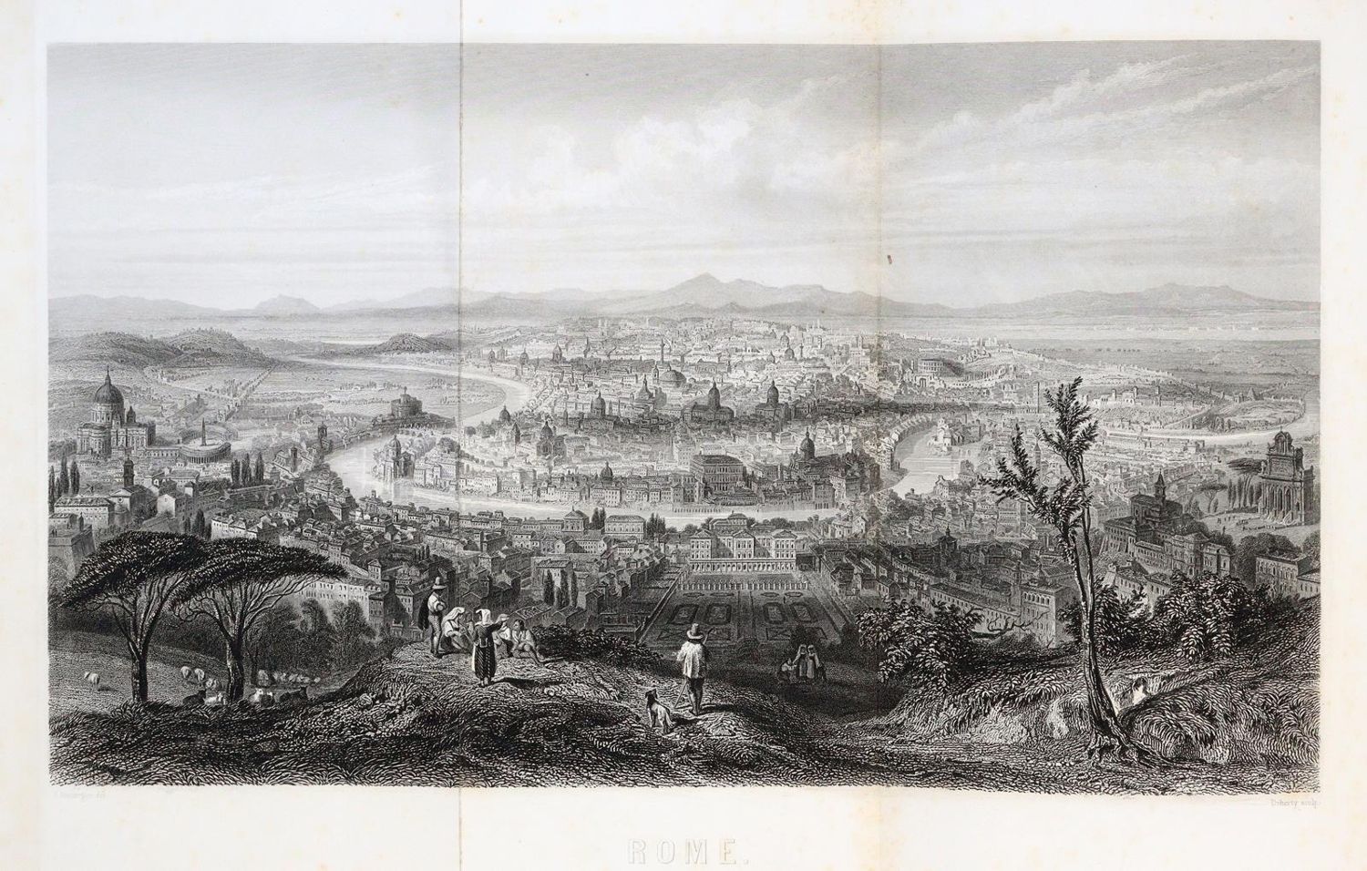 Große Abbildung Nr.2: 142-2433 Lafon,M.: (Italien, Rom)