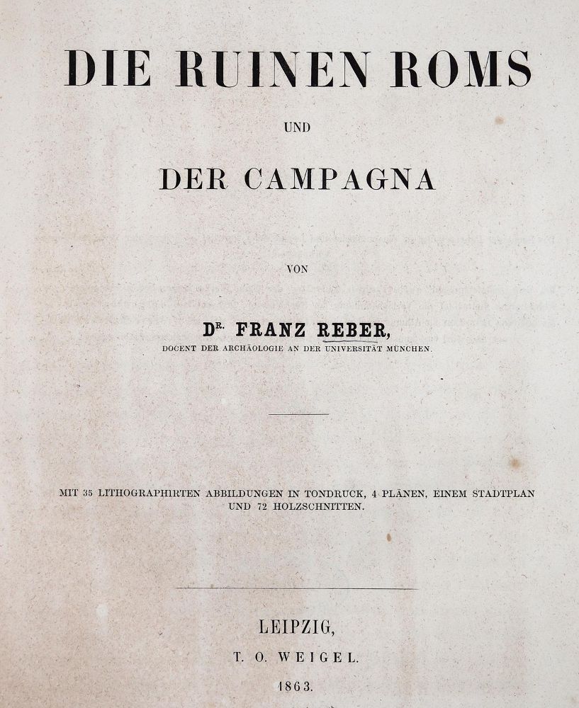 Große Abbildung Nr.1: 142-2437 Reber,F.: (Italien, Rom)
