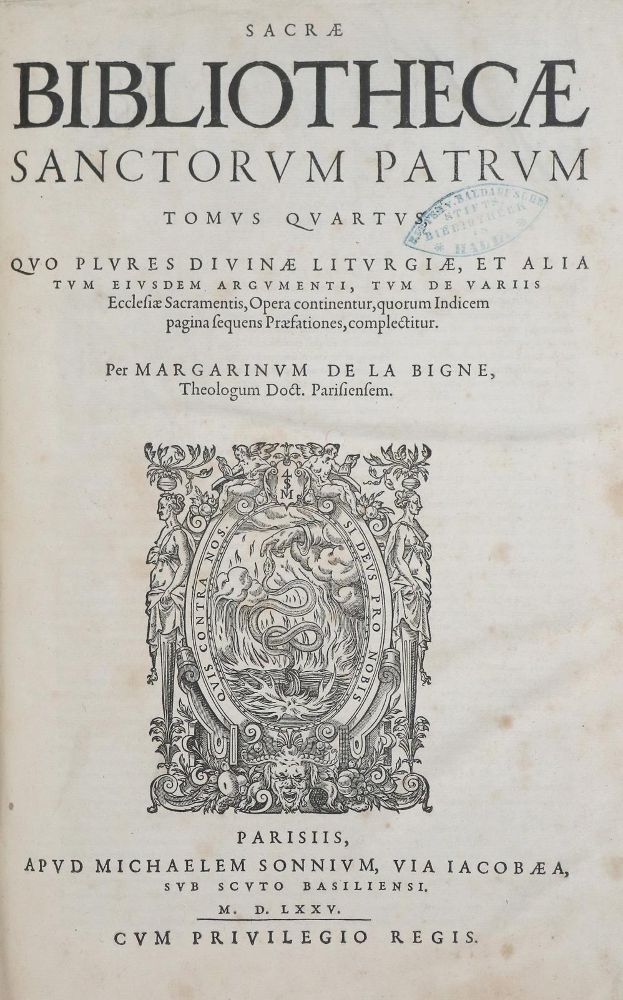 Große Abbildung Nr.1: 142-245 La Bigne,M.de.: (Alte Drucke, Handschriften und Theologie)