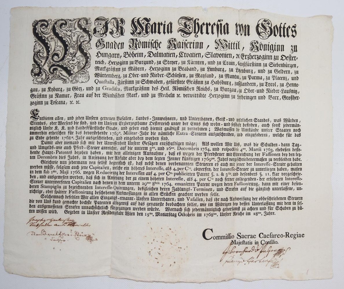 Große Abbildung Nr.3: 142-2456 Sammlung: (Österreich, Einblattdrucke u. Flugschriften)