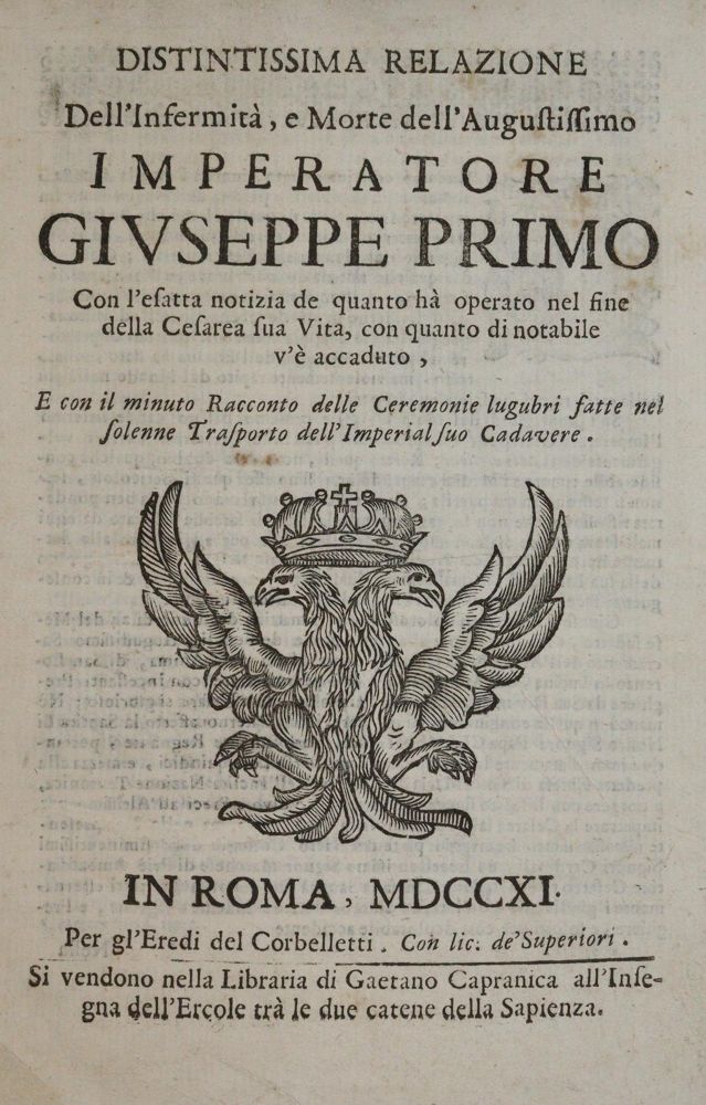 Große Abbildung Nr.1: 142-2468 Joseph I. Kaiser HRR.: (Österreich)