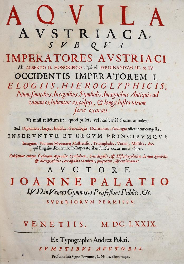 Große Abbildung Nr.1: 142-2484 Palatius,J.: (Österreich)