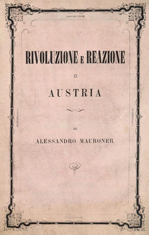 Große Abbildung Nr.1: 142-2489 Mauroner,A.: (Österreich, Revolution 1848-1849)