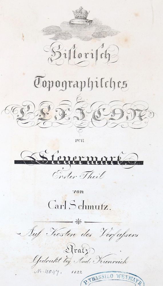Große Abbildung Nr.1: 142-2504 Schmutz,C.: (Österreich, Steiermark)