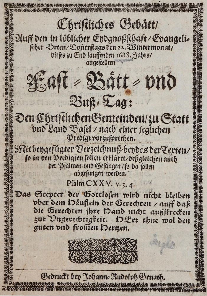 Große Abbildung Nr.1: 142-2520 Genath,J.R.: (Schweiz, Basel)